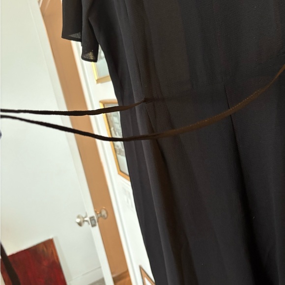 ASOS Design | Tall Short Sleeve Tea Culotte Black Jumpsuit - Picture 10 of 11